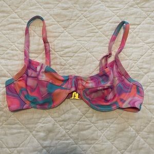 Ditzy Underwire Bra Bikini Top - Cosmic Coast